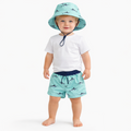 Seabreeze Marlin Swim Set (Trunks + Hat)
