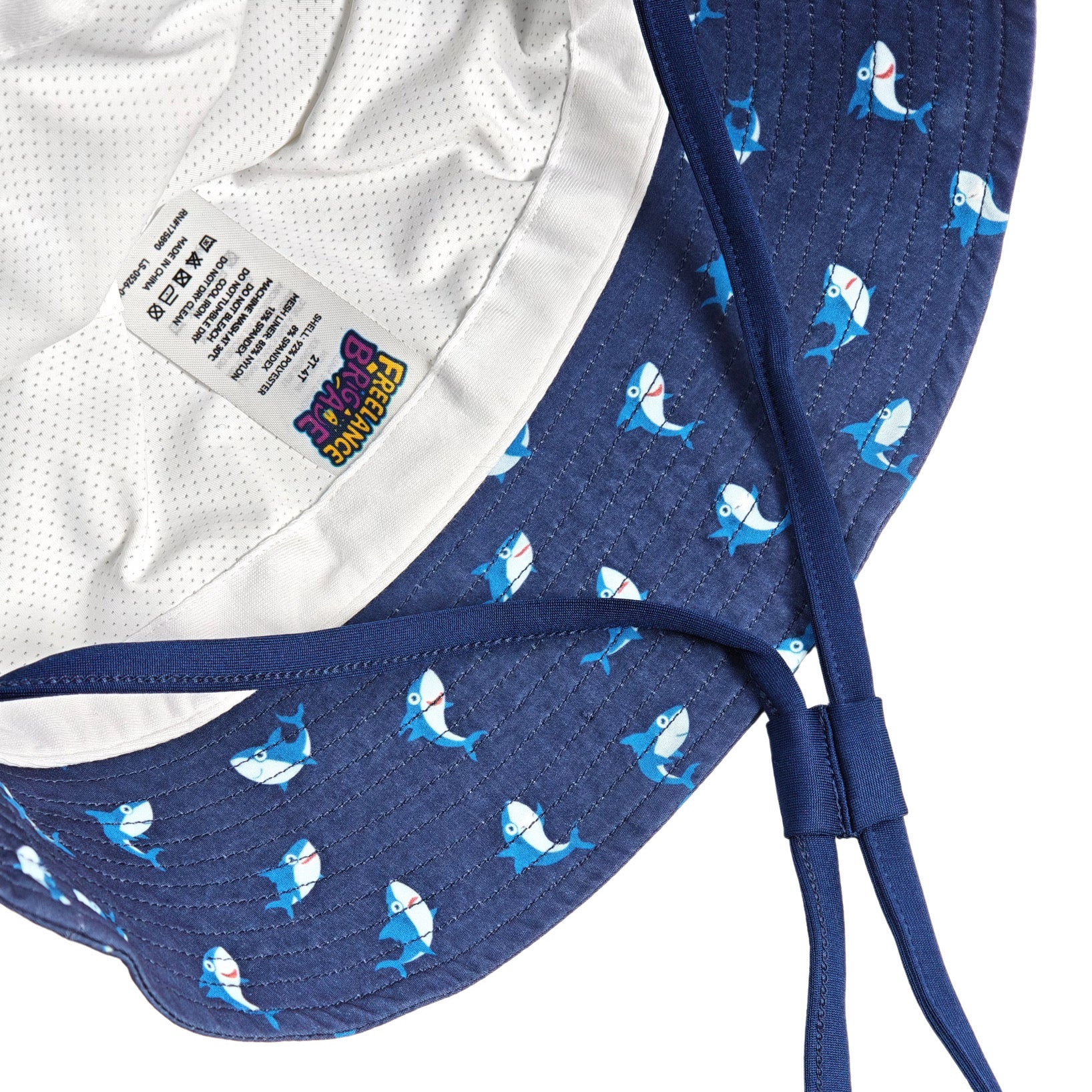 Midnight Shark Swim Set (Trunks + Hat)