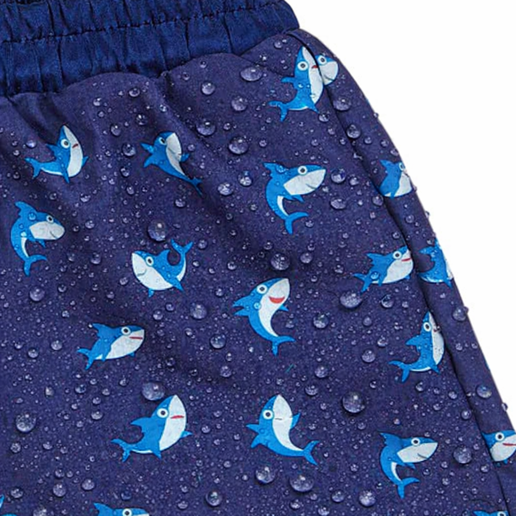 Midnight Shark Swim Set (Trunks + Hat)