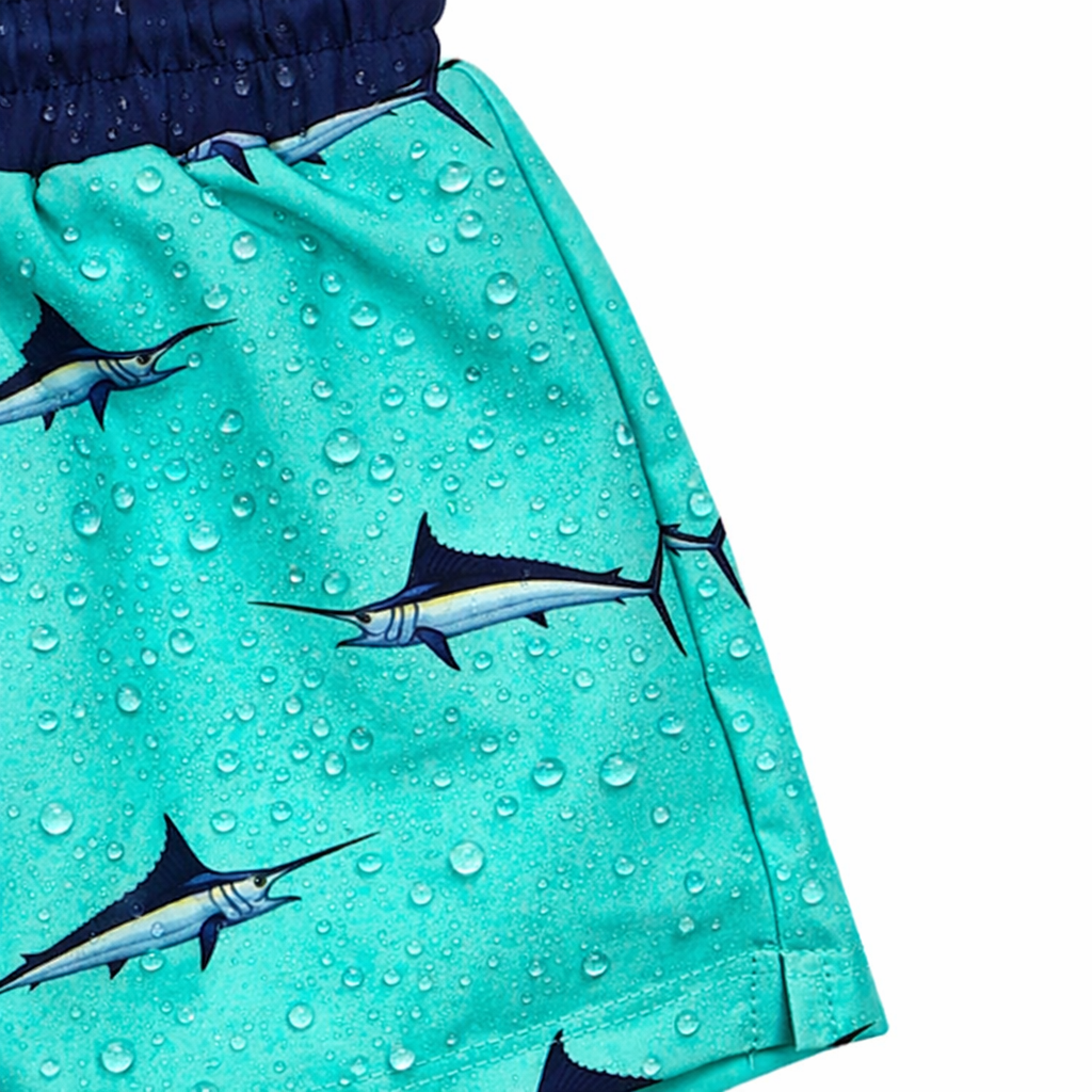 Seabreeze Marlin Swim Set (Trunks + Hat)